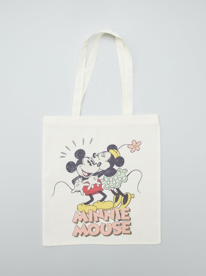 Tote bag 'Disney' BRANCO - Kiabi