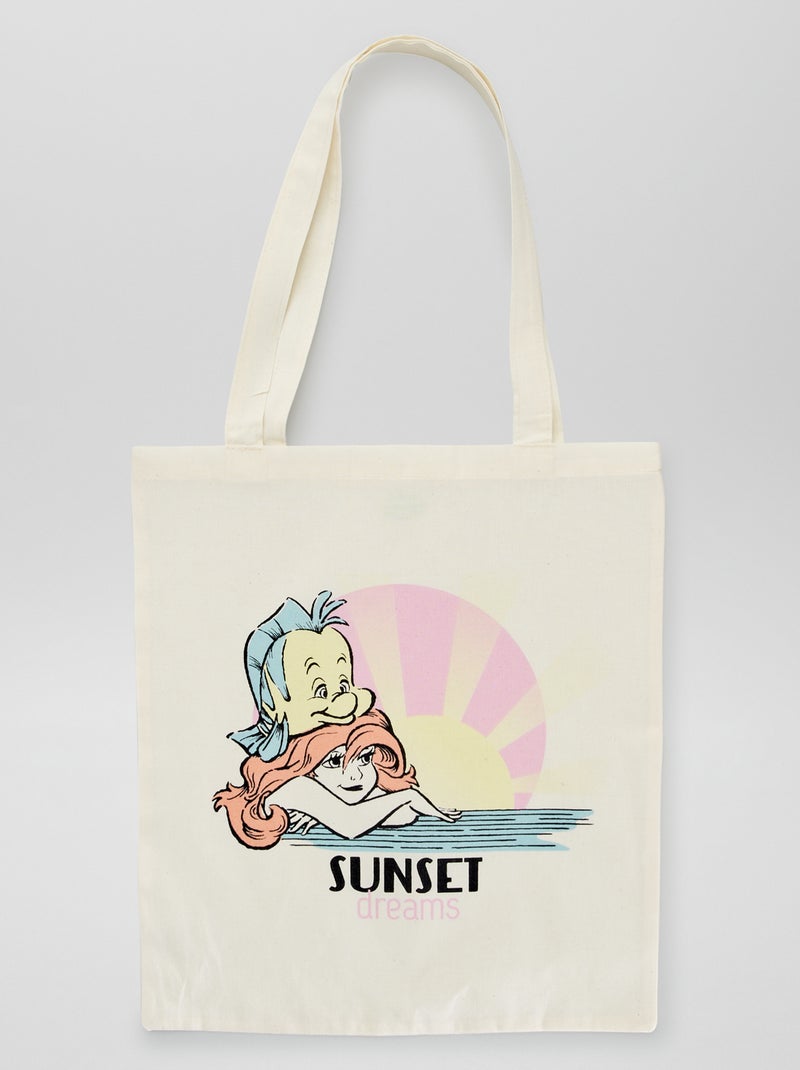 Tote bag 'Disney' em lona BRANCO - Kiabi
