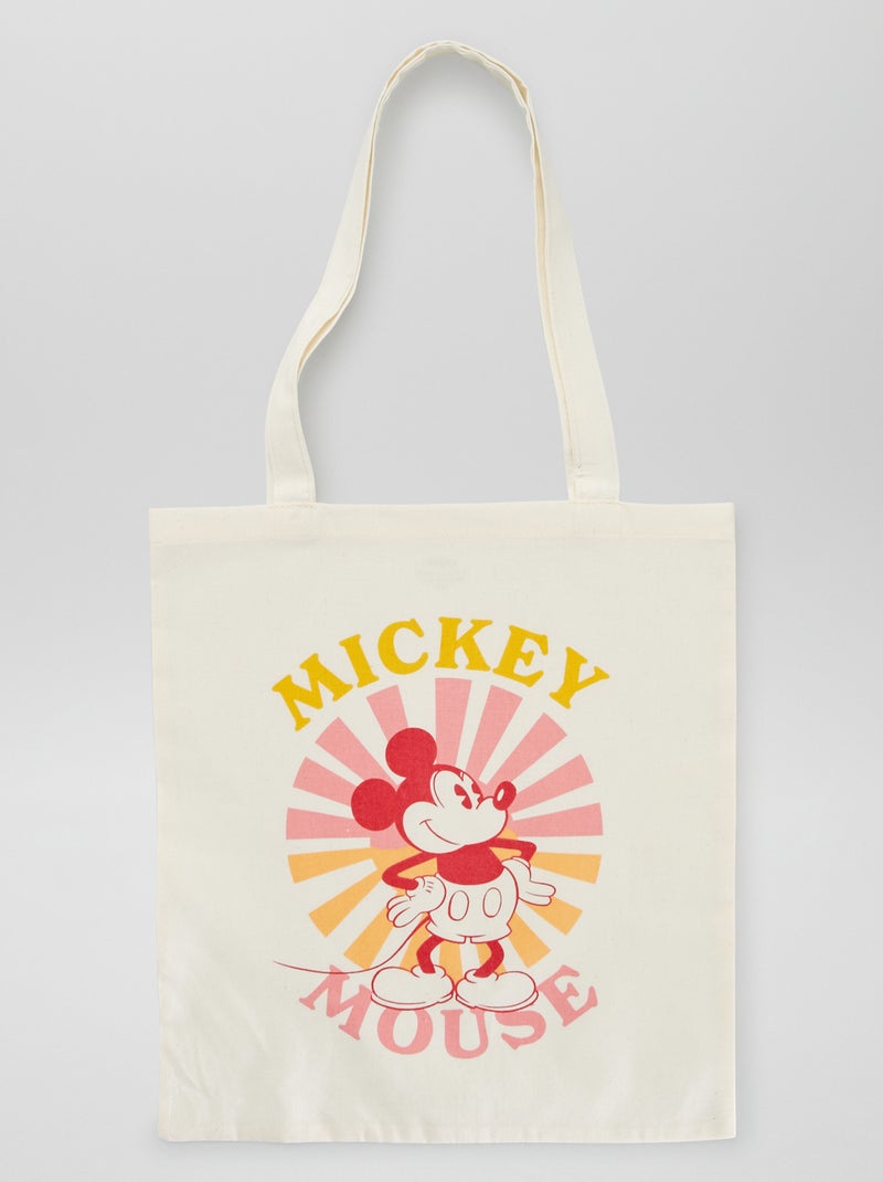 Tote bag 'Disney' em lona Mickey - Kiabi