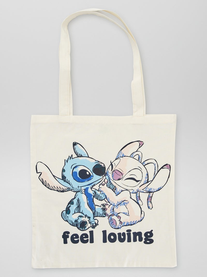 Tote bag em lona 'Disney' AZUL - Kiabi