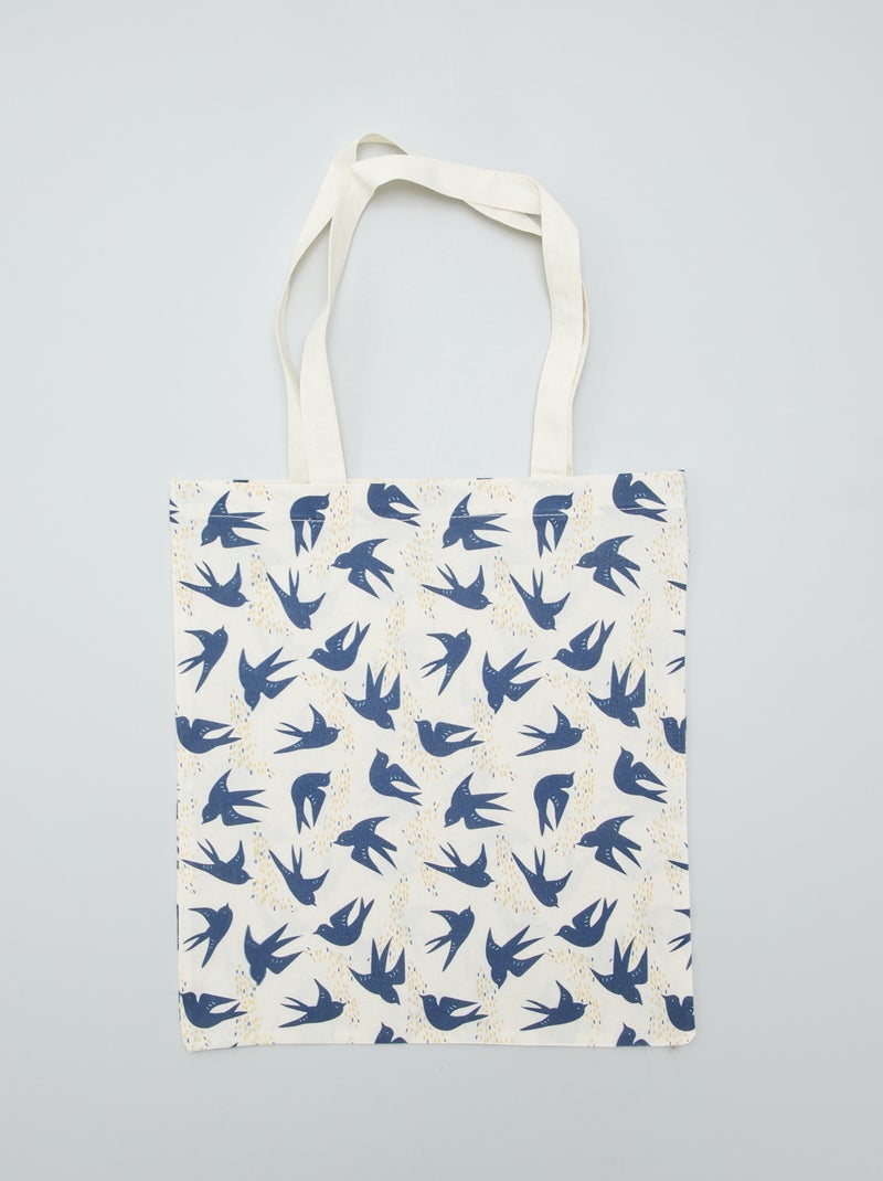 Tote bag estampado BEGE - Kiabi