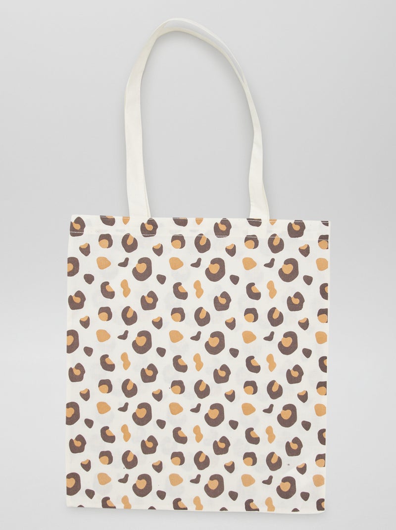 Tote bag fantasia BRANCO - Kiabi