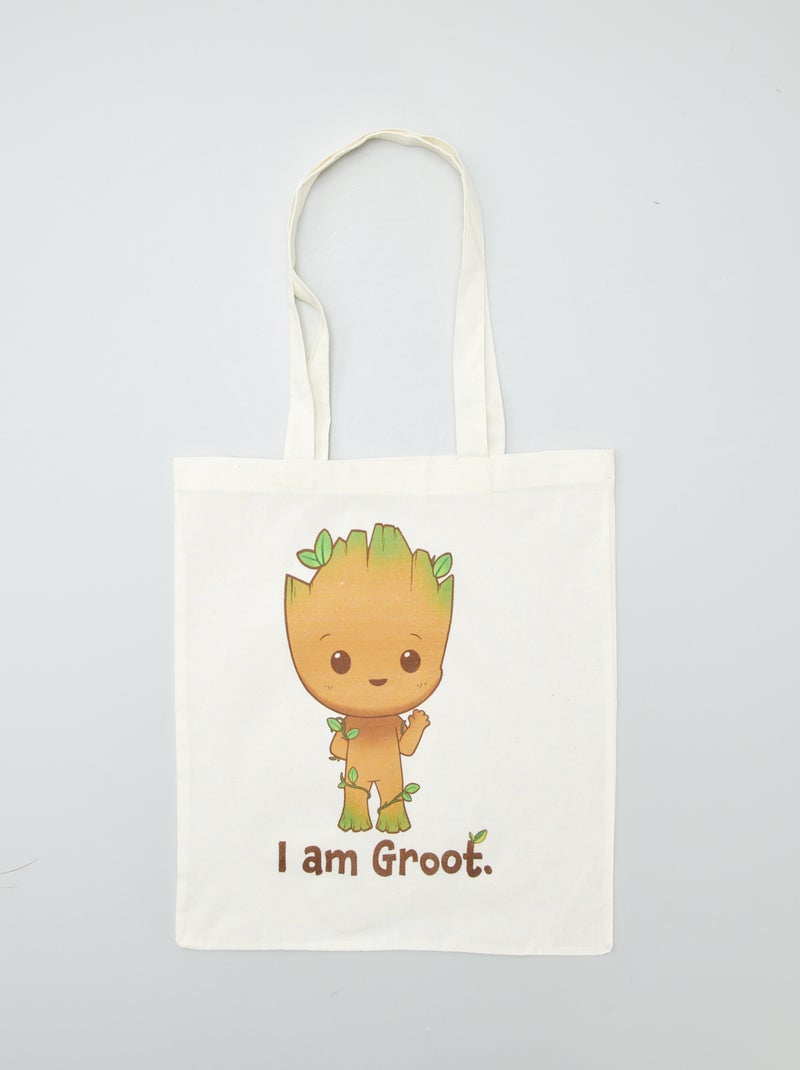 Tote bag 'Groot' BRANCO - Kiabi