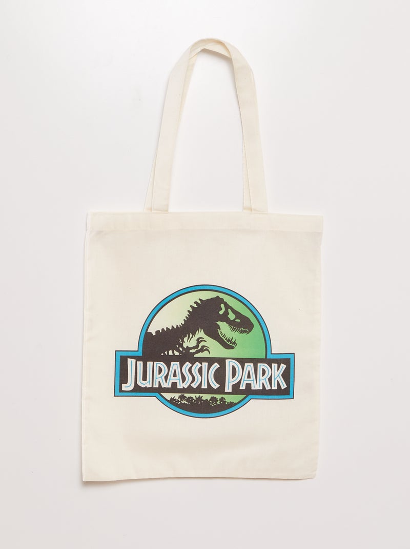 Tote bag 'Jurassic Park' BRANCO - Kiabi