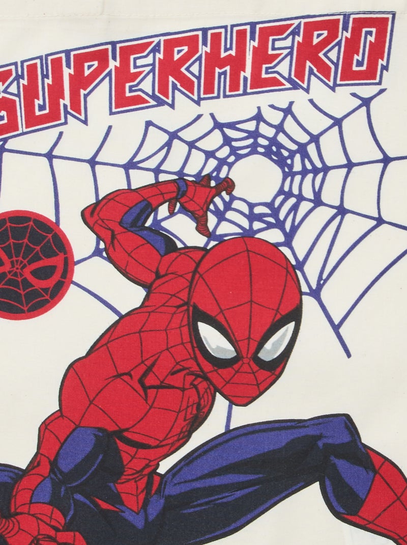 Tote bag L 'Spiderman' Bege - Kiabi