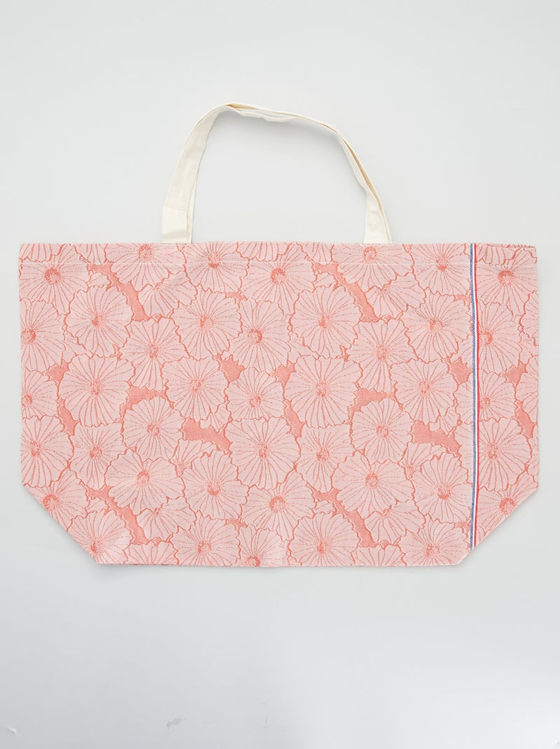 Tote bag 'Les Tissages de Charlieu' - Fabricado em França LARANJA - Kiabi