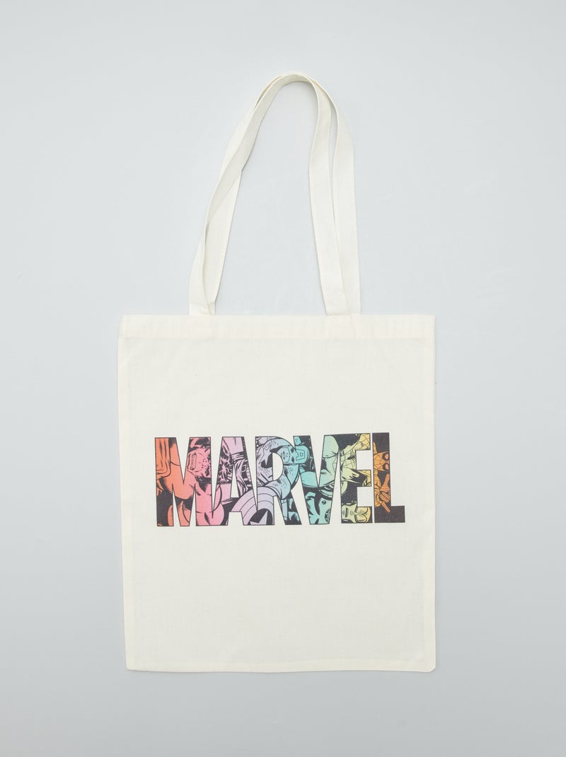 Tote bag 'Marvel' BRANCO - Kiabi