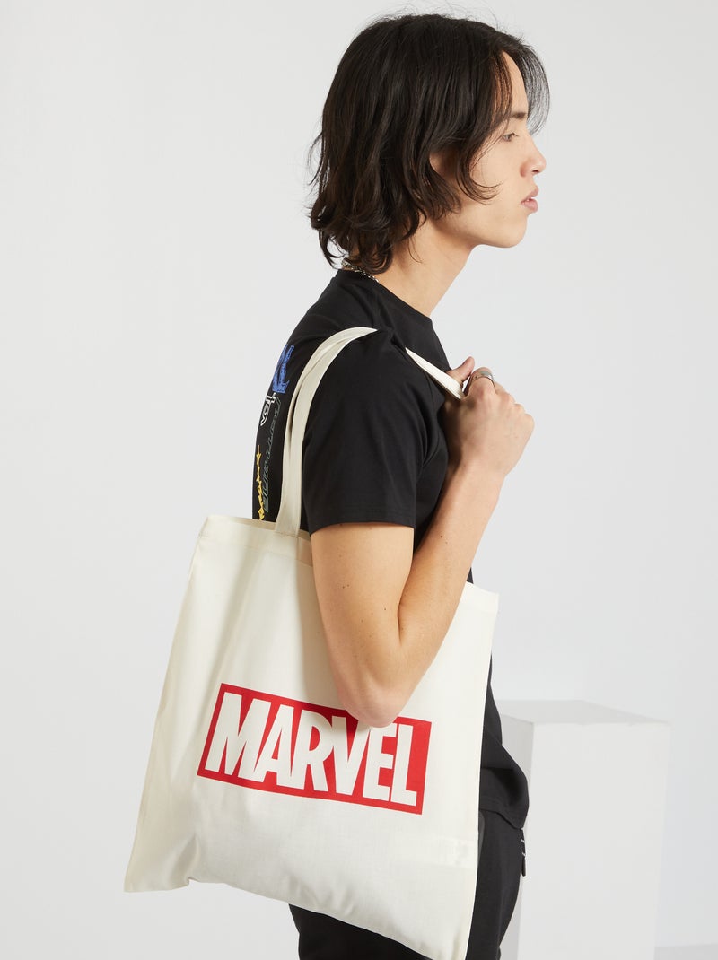 Tote bag 'Marvel' da 'Disney' BRANCO - Kiabi