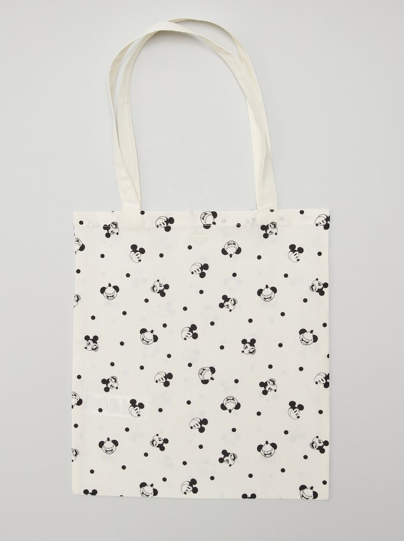 Tote-bag 'Mickey' BRANCO - Kiabi