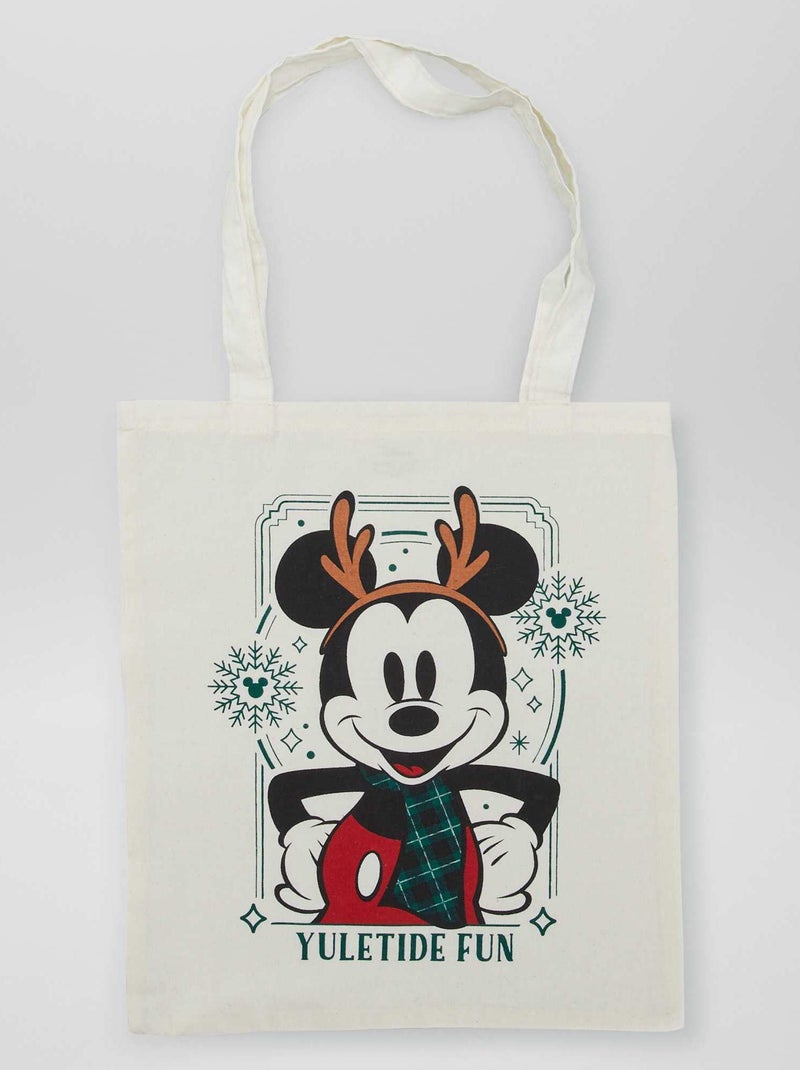 Tote-bag 'Mickey' BRANCO - Kiabi