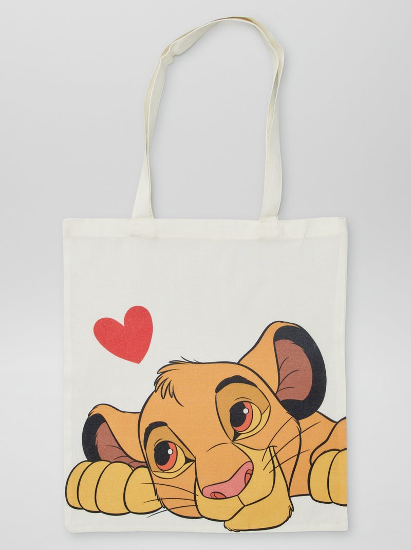 Tote bag 'O Rei Leão' 'Disney' BRANCO - Kiabi