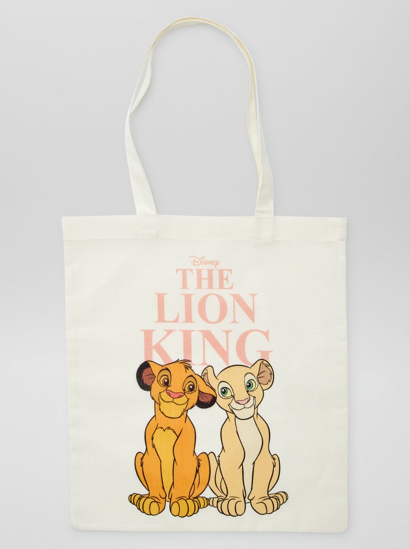 Tote bag 'O Rei Leão' 'Disney' BRANCO - Kiabi