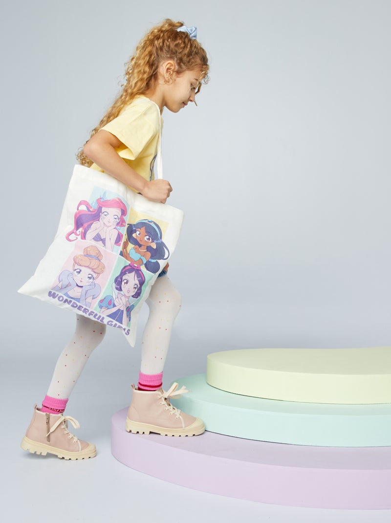Tote bag 'Princesas' 'Disney' BRANCO - Kiabi