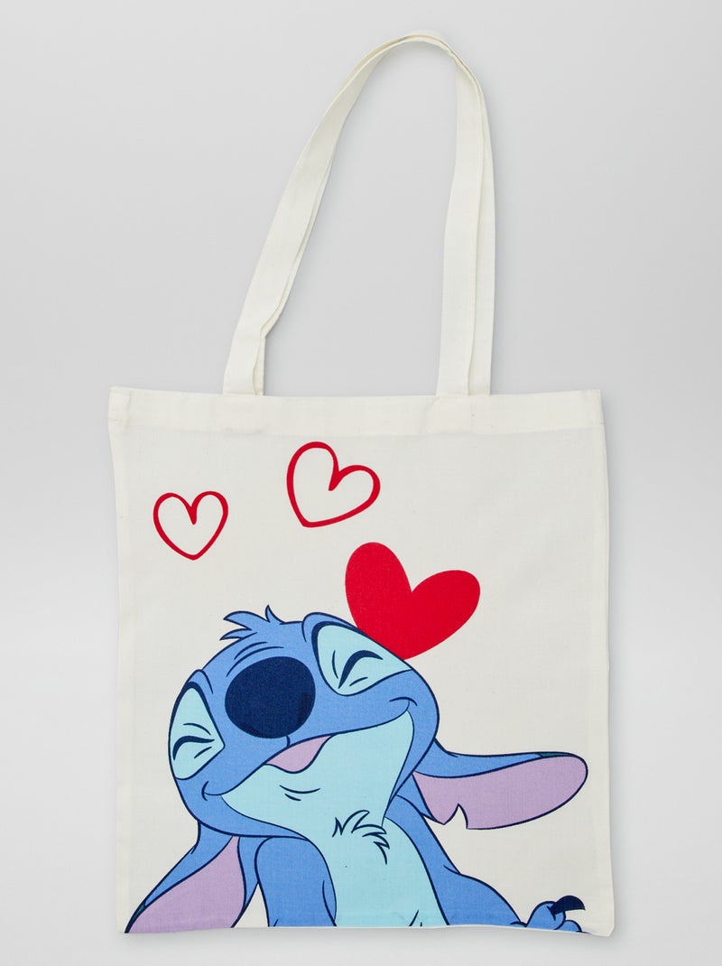 Tote bag 'Stitch' 'Disney' BRANCO - Kiabi