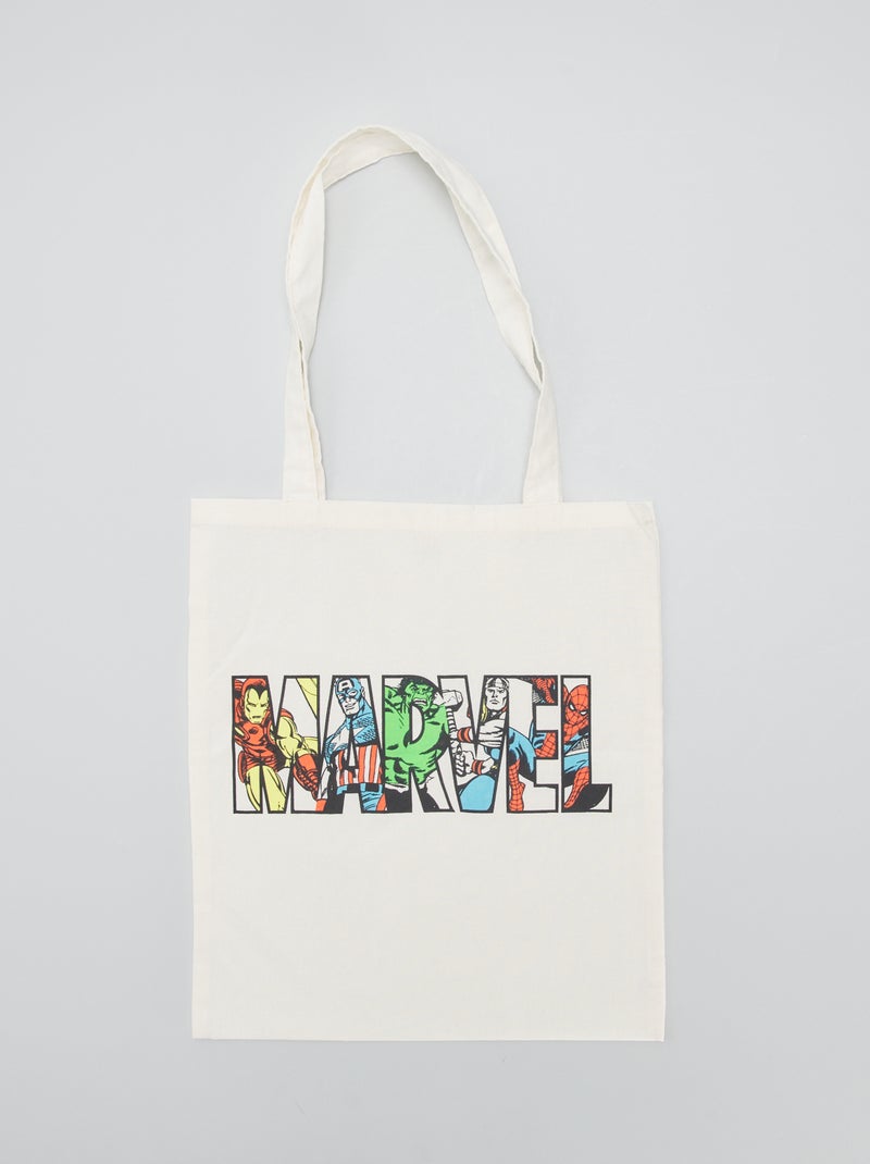 Tote bag 'Vingadores' BRANCO - Kiabi