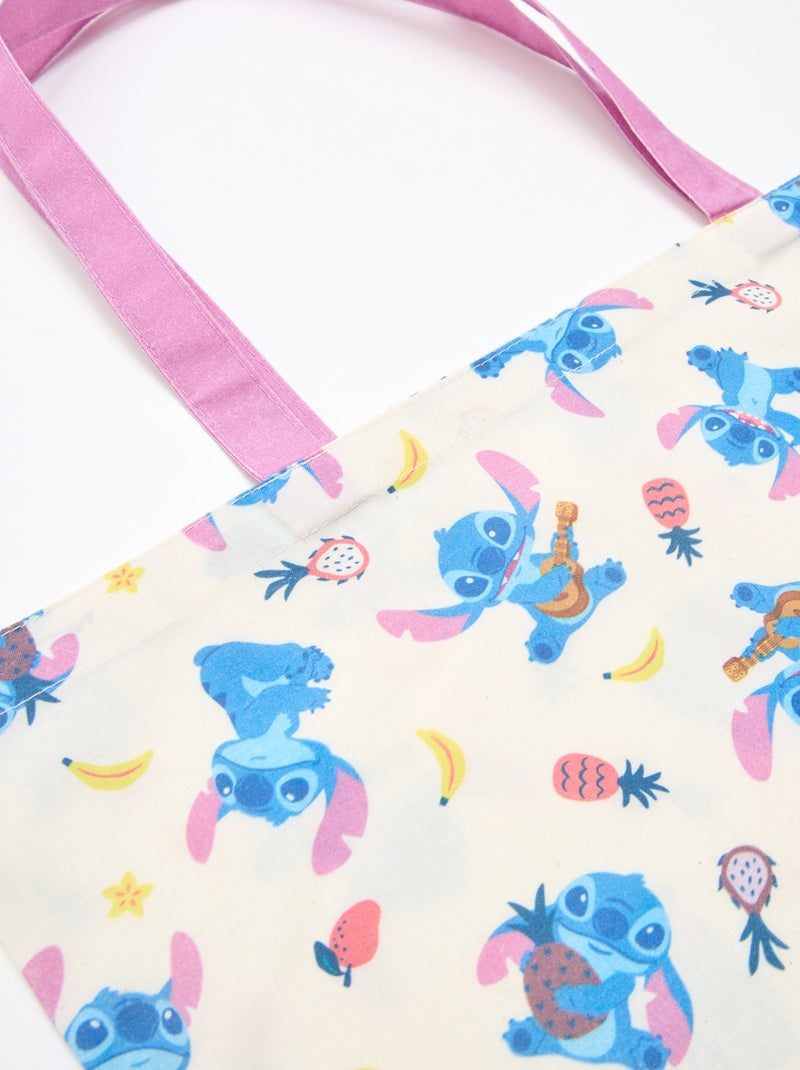 Tote bag XL em tecido 'Simba' Bege - Kiabi