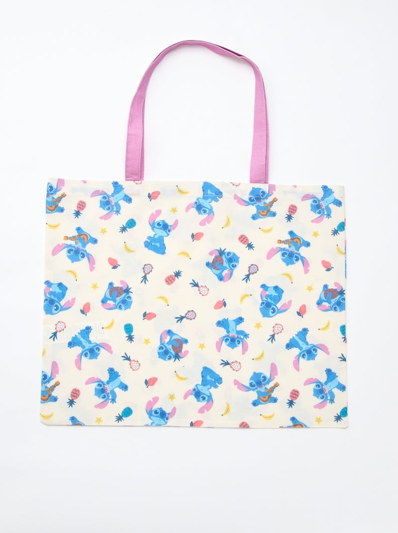 Tote bag XL em tecido 'Simba' Bege - Kiabi