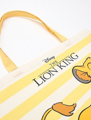 Tote bag XL em tecido 'Simba'