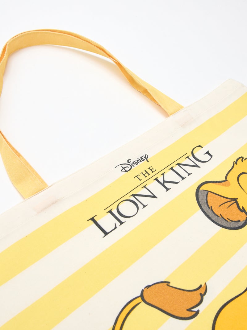 Tote bag XL em tecido 'Simba' Bege - Kiabi