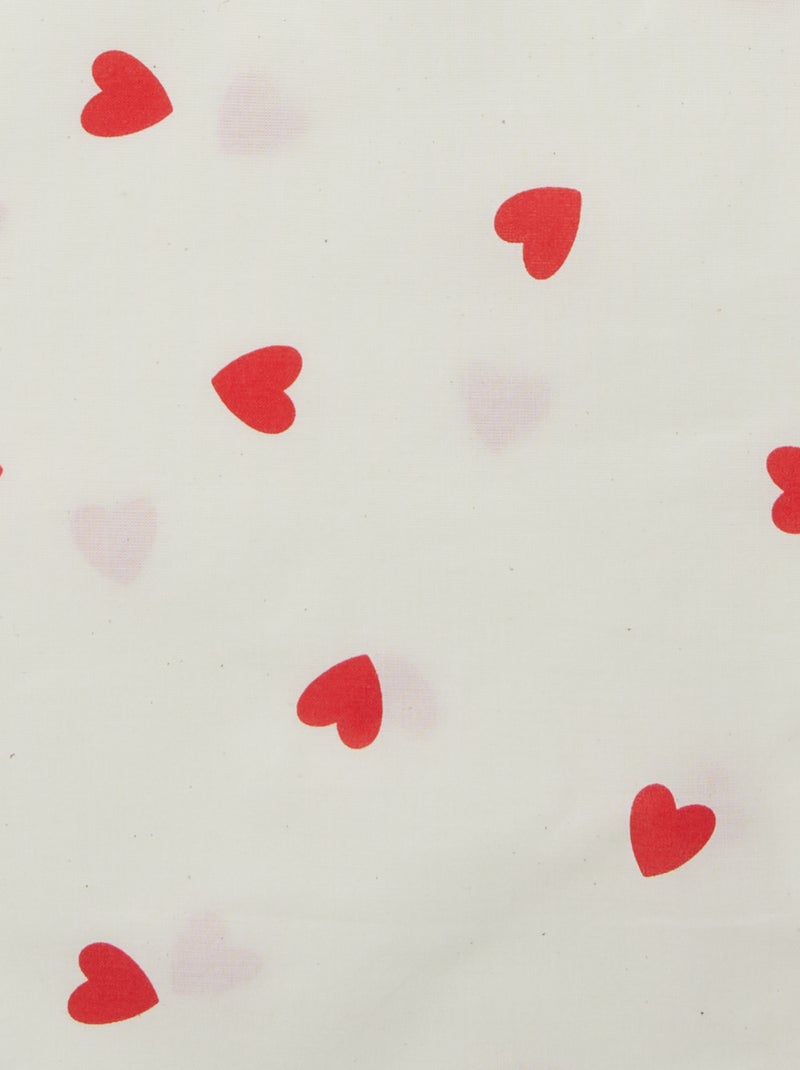 Tote bag XL estampada VERMELHO - Kiabi