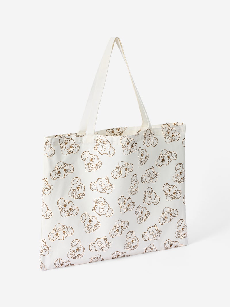 Tote bag XL "O Rei Leão" "Disney" Bege - Kiabi
