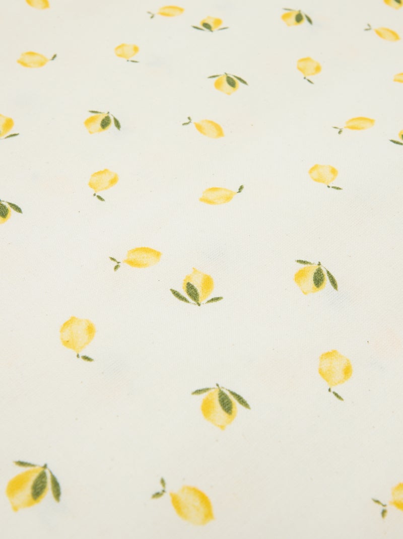 Tote bag XXL em lona Amarelo - Kiabi