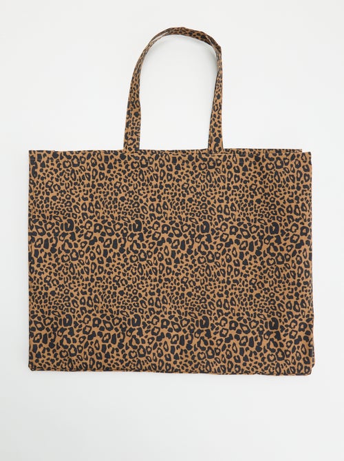 Tote bag XXL em lona - Kiabi Tote bag XXL em lona - Kiabi