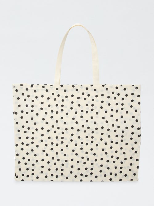 Tote bag XXL em lona - Kiabi