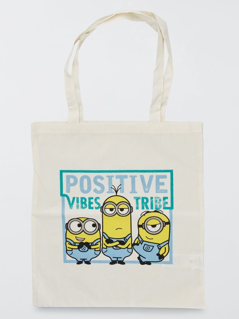 Totebag 'Mínimos' BRANCO - Kiabi