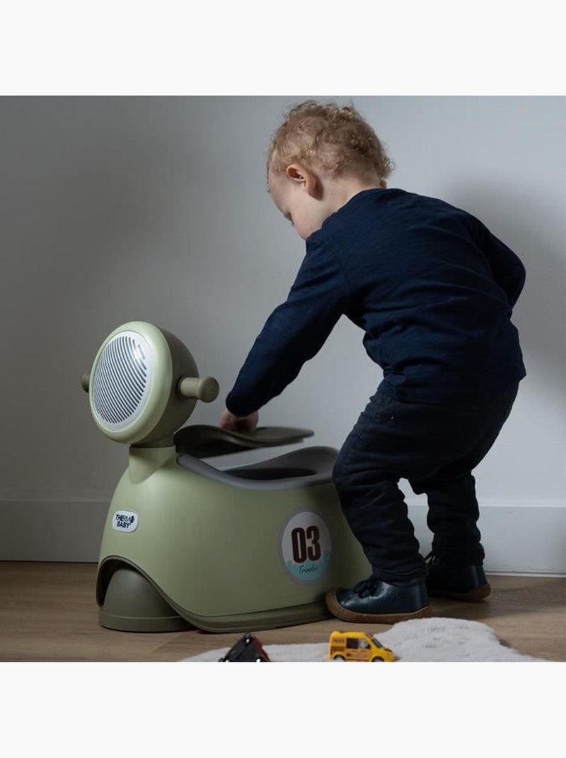 Toucinho thermobaby potty training em forma de scooter em polipropileno Verde - Kiabi