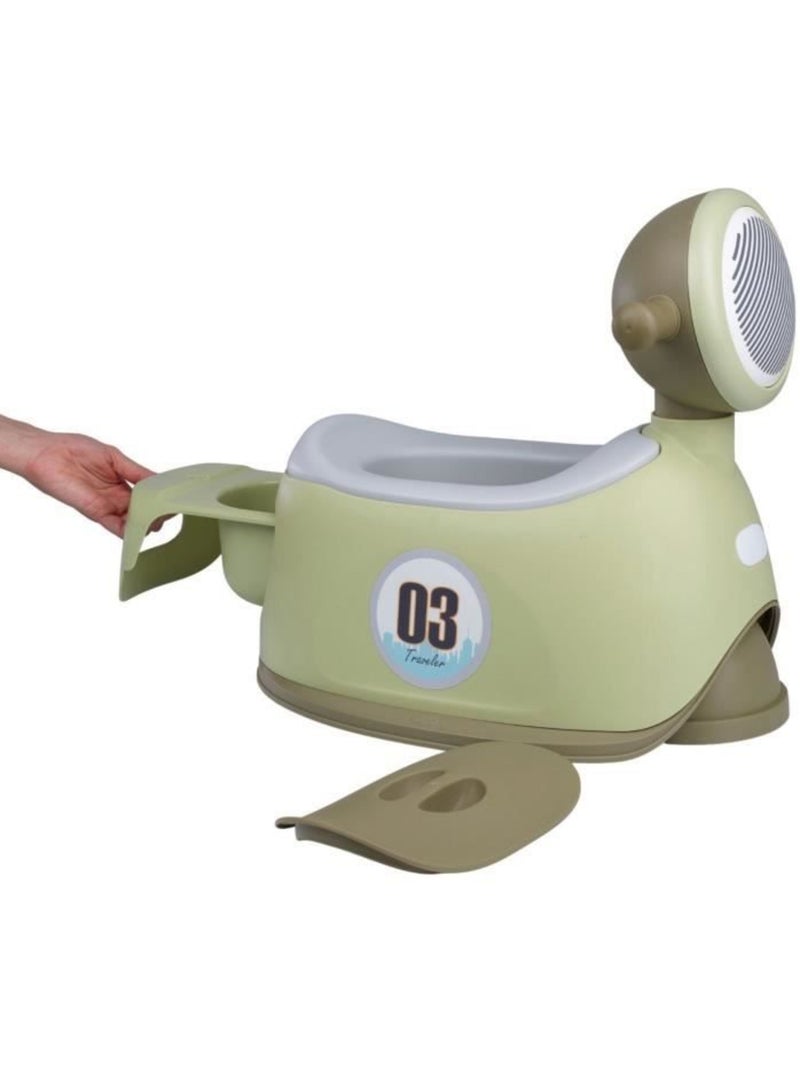 Toucinho thermobaby potty training em forma de scooter em polipropileno Verde - Kiabi