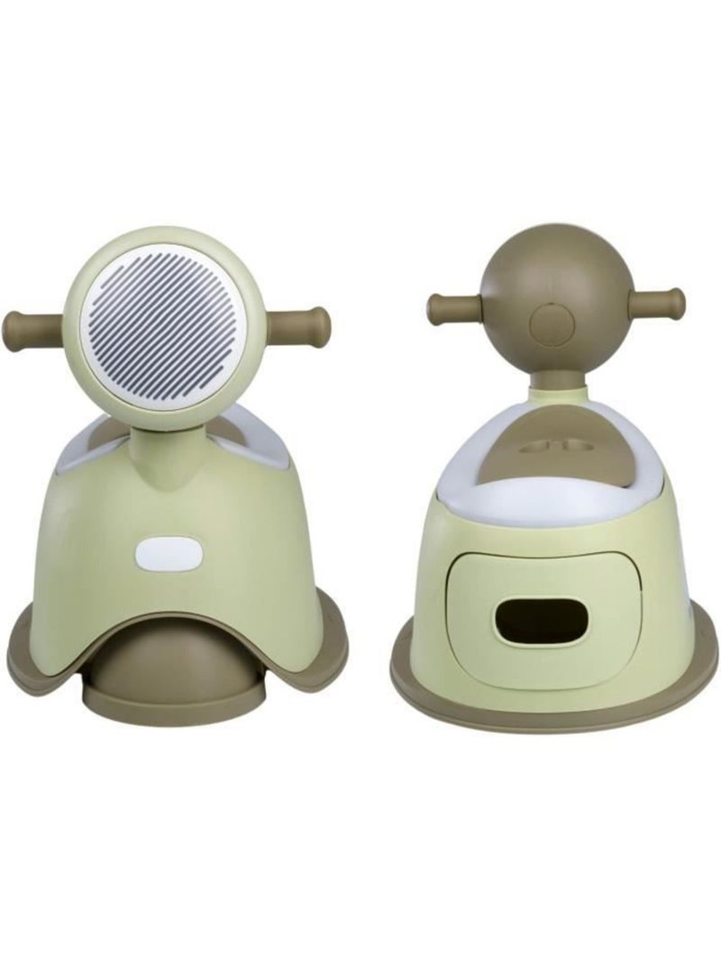Toucinho thermobaby potty training em forma de scooter em polipropileno Verde - Kiabi