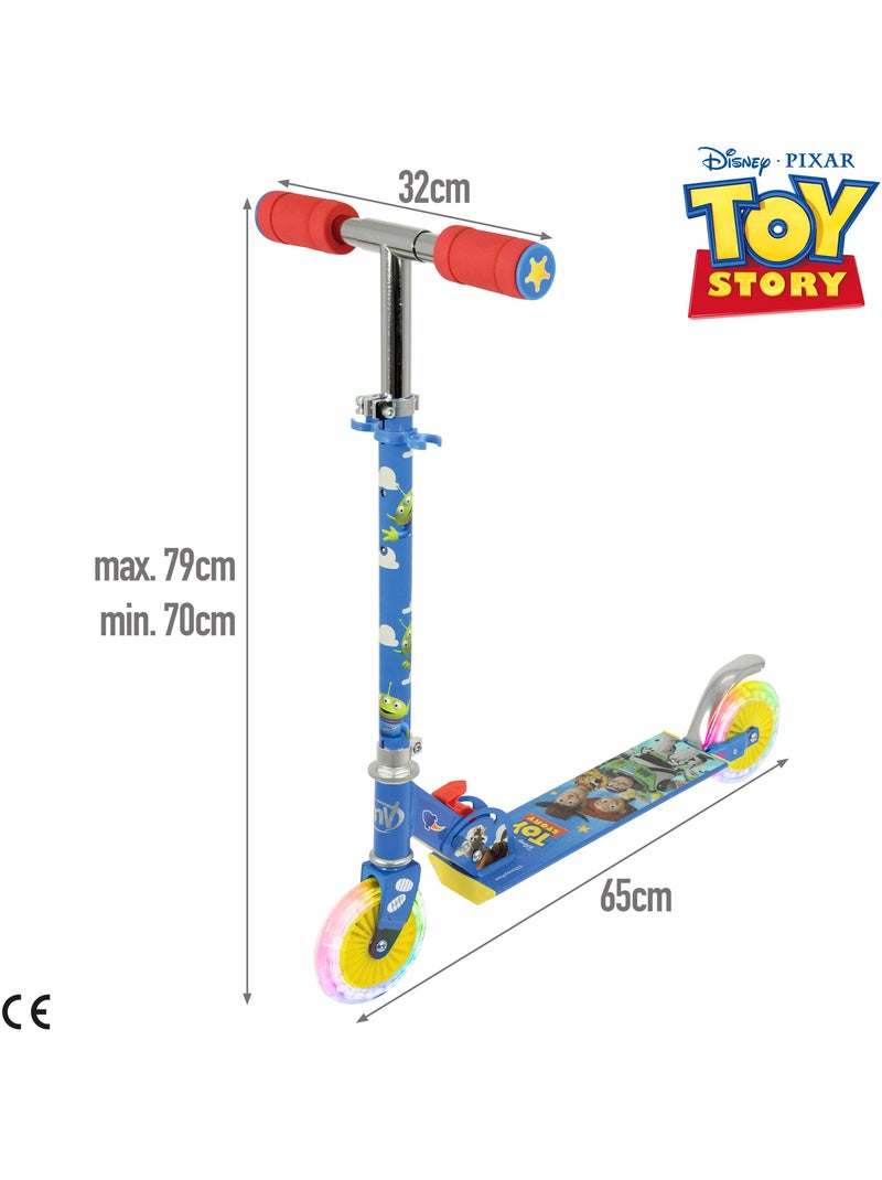 Toy story patinete dobrável com 2 rodas e luzes N/D - Kiabi