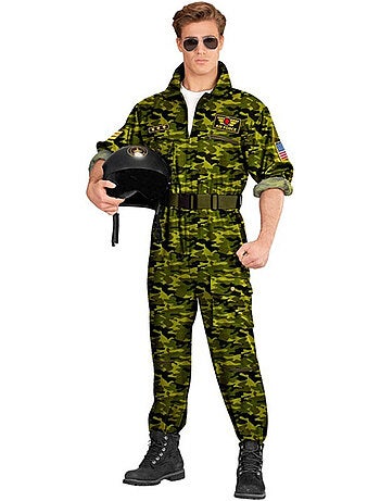 Traje de camuflagem para piloto militar