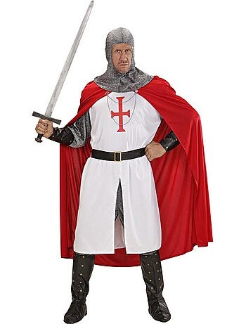 Traje de Cavaleiro Cruzado com Capa