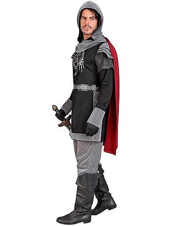 Traje de Cavaleiro Medieval Sombrio