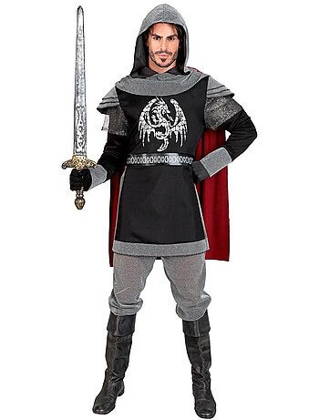 Traje de Cavaleiro Medieval Sombrio