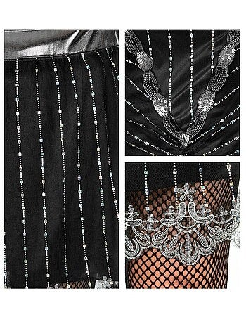 Traje de Charleston dos anos 1920