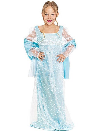 Traje de dama inglesa azul claro