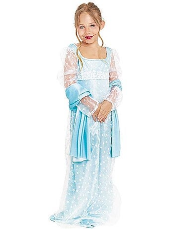 Traje de dama inglesa azul claro