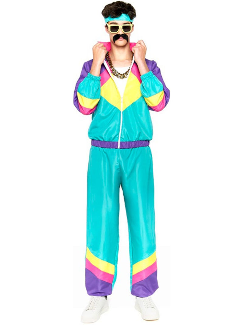 Traje de ginasta retrô Multicolorido - Kiabi