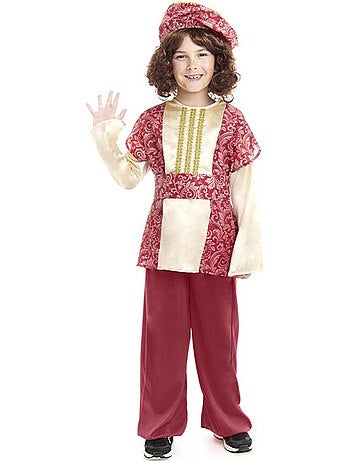 Traje de pajem do Rei Gaspar com chapéu