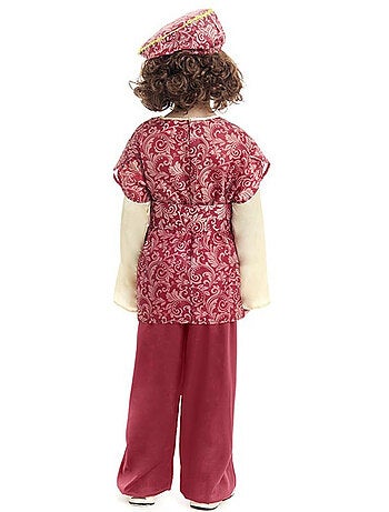 Traje de pajem do Rei Gaspar com chapéu