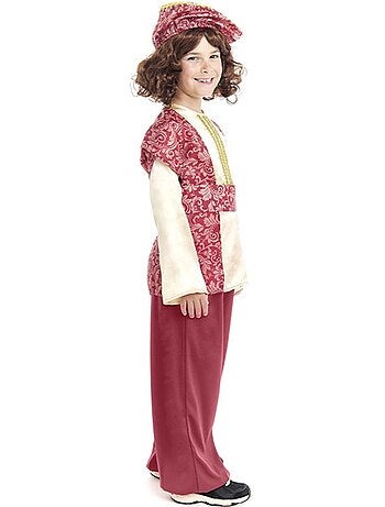 Traje de pajem do Rei Gaspar com chapéu