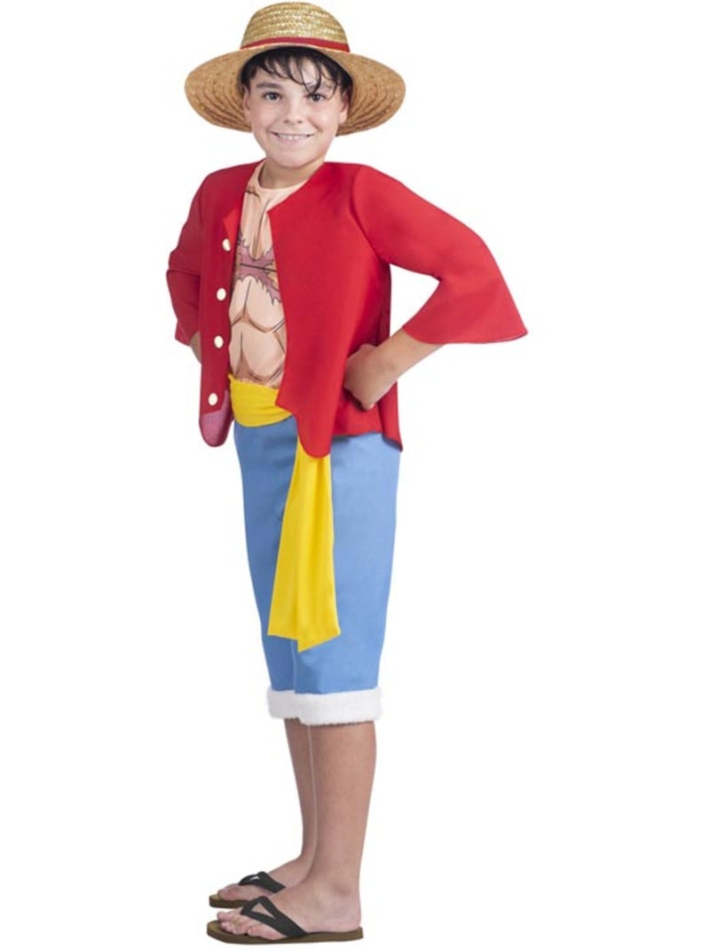 Traje do Luffy de One Piece Multicolorido - Kiabi