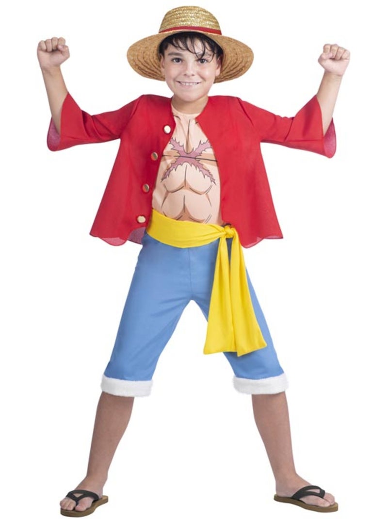 Traje do Luffy de One Piece Multicolorido - Kiabi