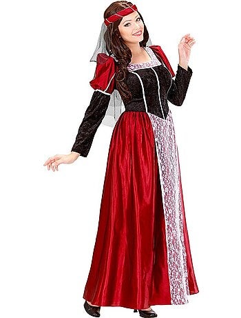 Traje medieval de dama castelhana