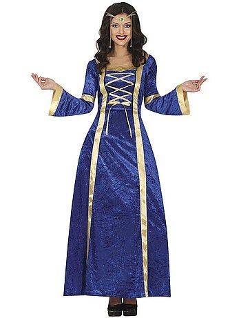 Traje medieval de princesa ou nobre