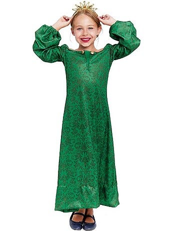 Traje medieval estampado para dama