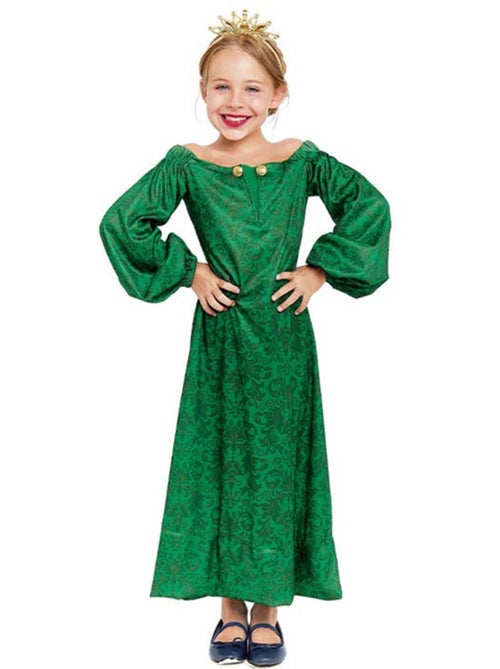 Traje medieval estampado para dama - Kiabi